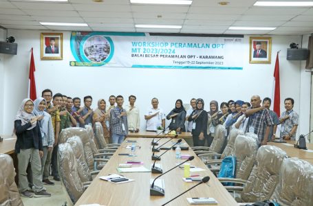 BBPOPT ADAKAN WORKSHOP PERAMALAN MT 2023/2024, KEPALA BBPOPT: PERAMALAN OPT PENTING UNTUK CEGAH KERUGIAN PETANI